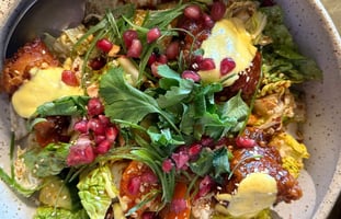 Korean Fried Chicken Salad