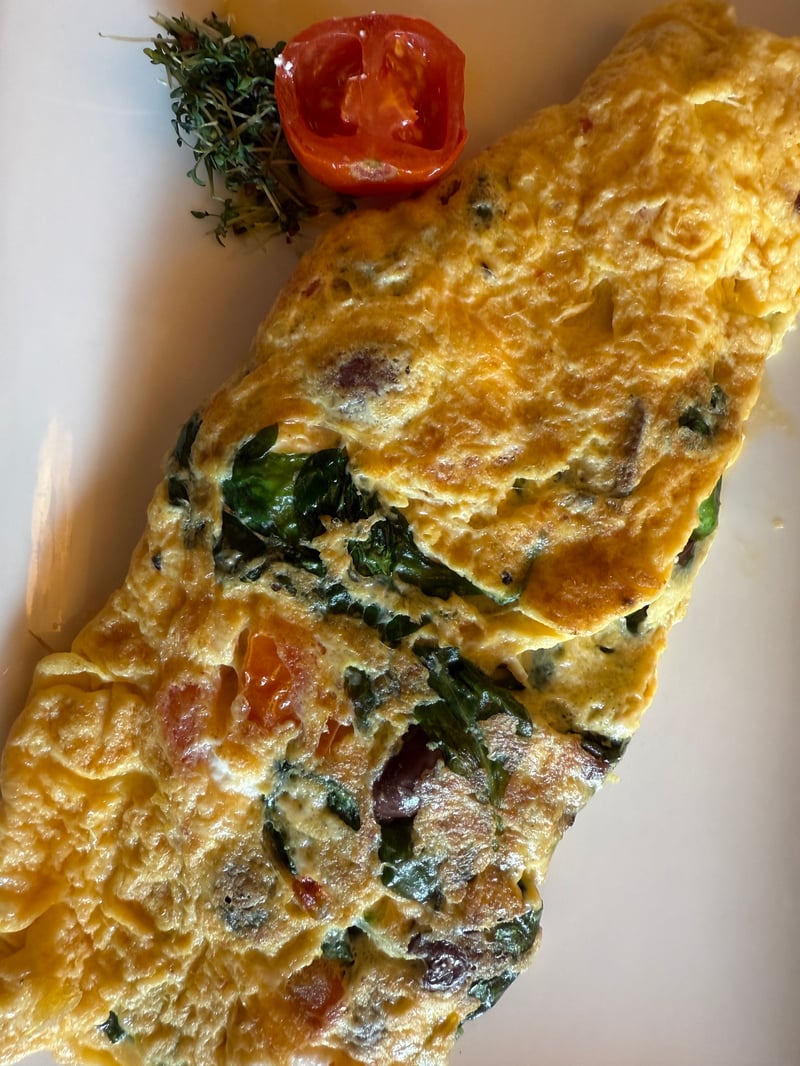 Omelette mit Pilzen
